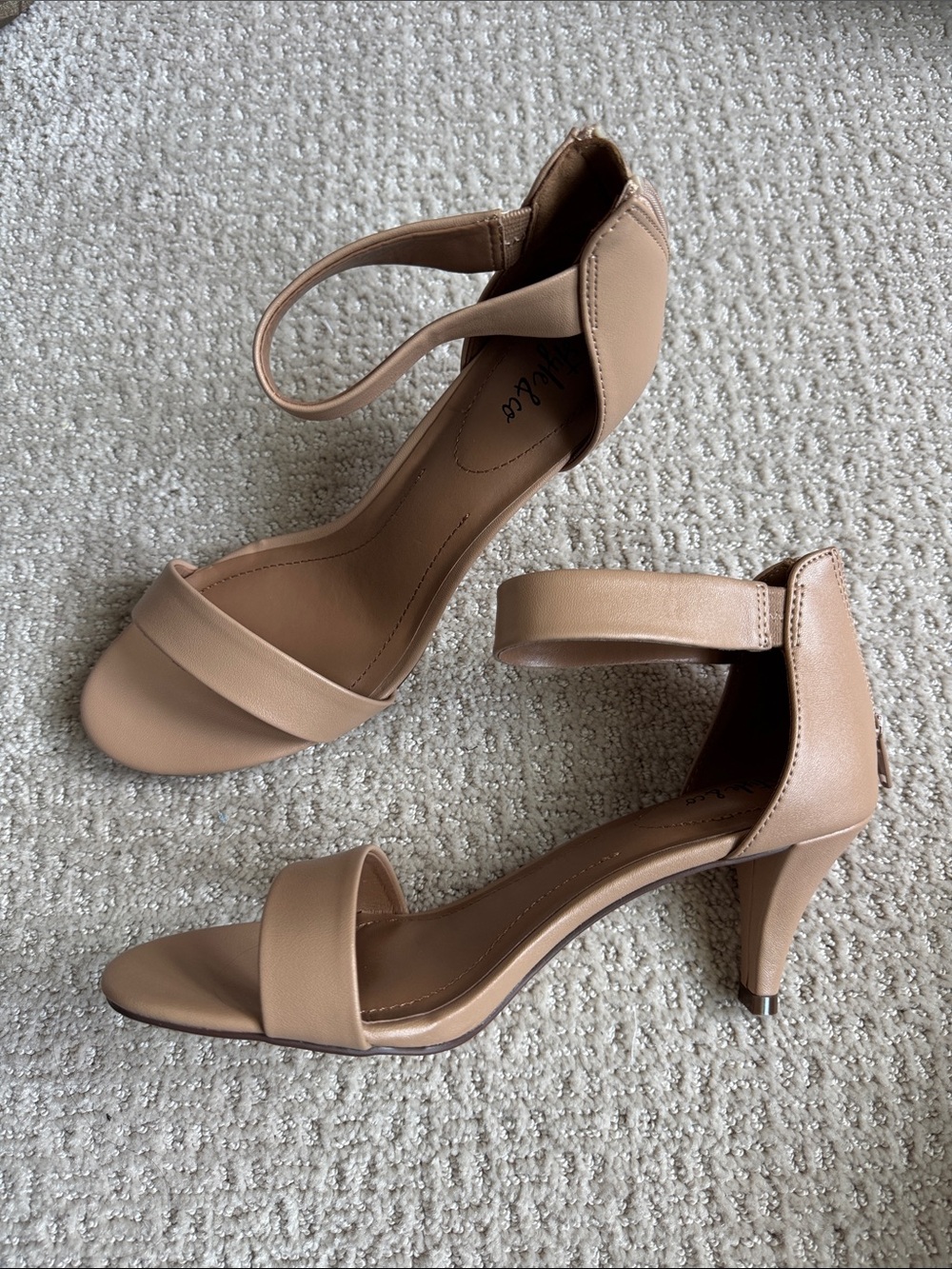 Women’s Ankle Strap Dress Sandals - Nude
